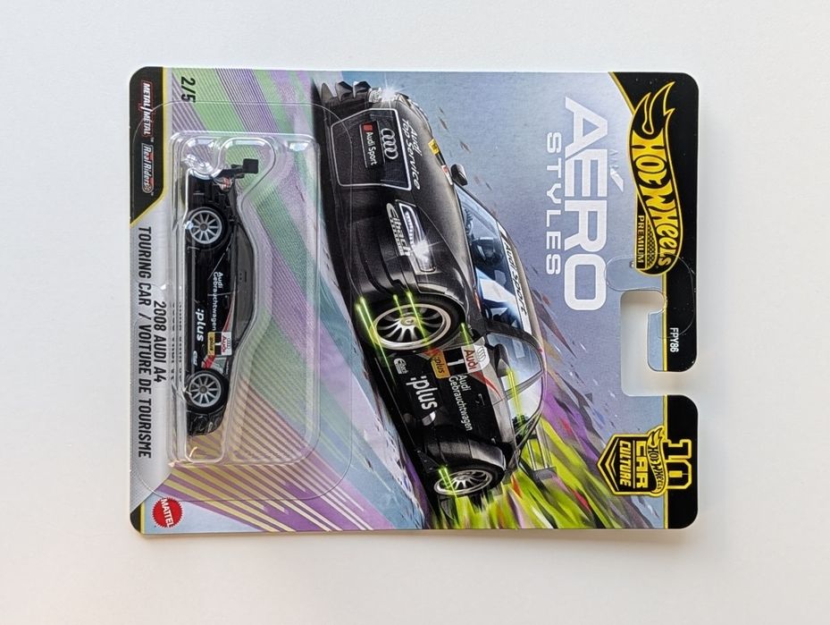 2008 Audi A4 Touring Car Hot Wheels Aero Premium Хот вілс ауді