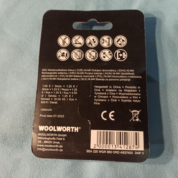 W-ENERGY AA 1,2V 1200mAh bateria akumulator
