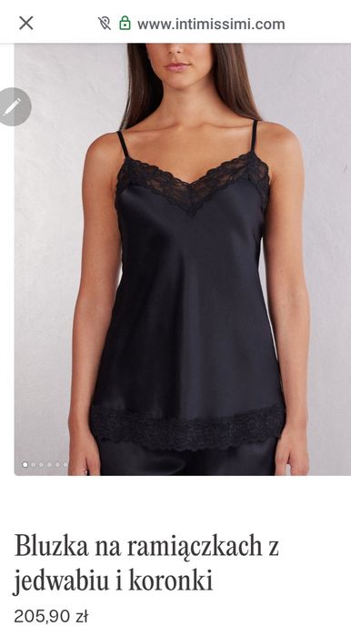 Koszulka Top z Jedwabiu Intimissimi L,M.