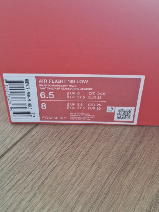 Nowe Buty Nike Air Flight '89 Low Granatowe