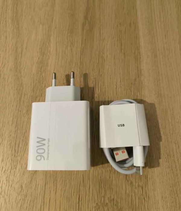 NOWA SUPERSZYBKA Ładowarka 90W do telefonu + kabel USB-C