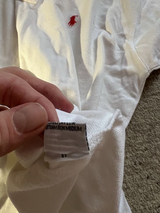 Поло Ralph Lauren білий колір