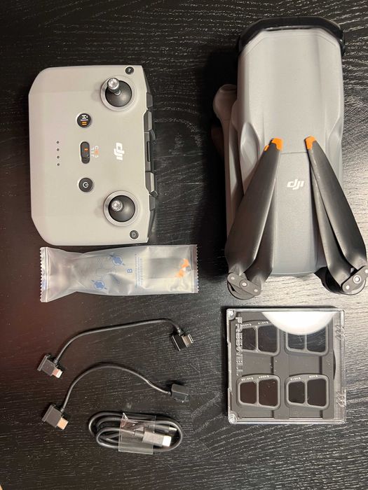 DJI Air 3 + kontroler RC-N2 + filtry ND Freewell 8-128 + 256gb MicroSD