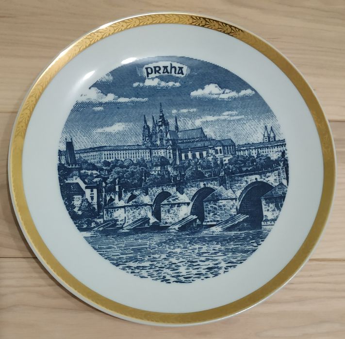 Praha Прага декоративная тарелка фарфор