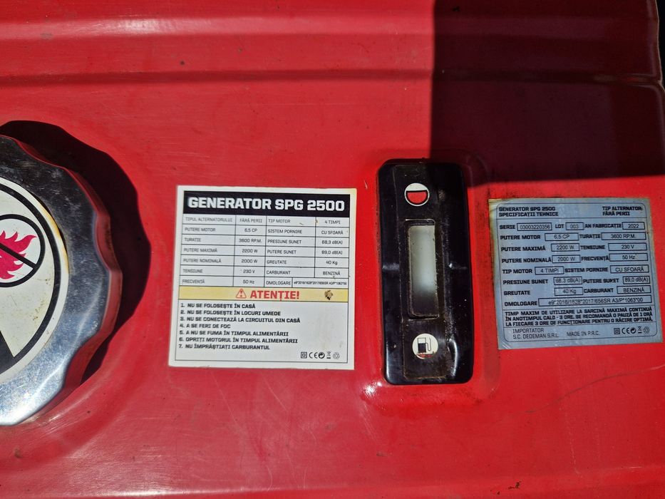 Генератор однофазний Panzer 2.2kw