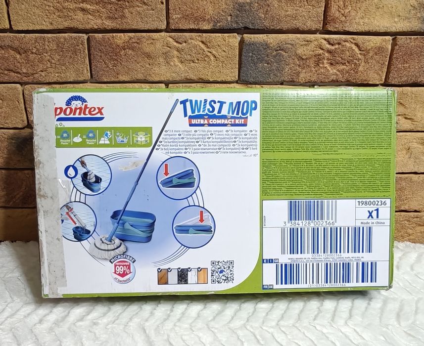 Mop składany z wiadrem Twist Ultra Compact Spontex