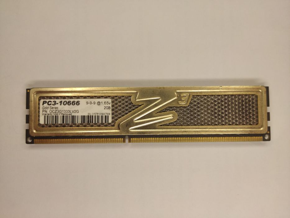 DDR3 2GB OCZ Gold Series 1333MHz 1.65V CL9 оперативна пам'ять ігрова