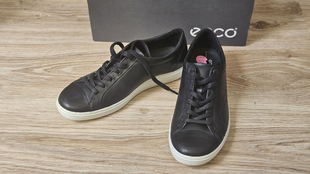 Sneakersy Ecco Soft 7 Ladies czarne 38 tenisówki