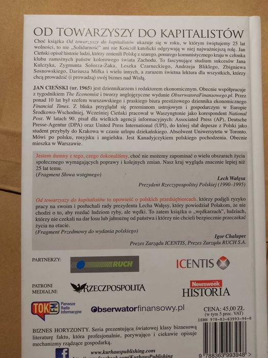 Od towarzyszy do kapitalistów Cieński Jan