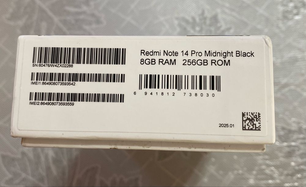 Смартфон Xiaomi Redmi Note 14 Pro 8/256