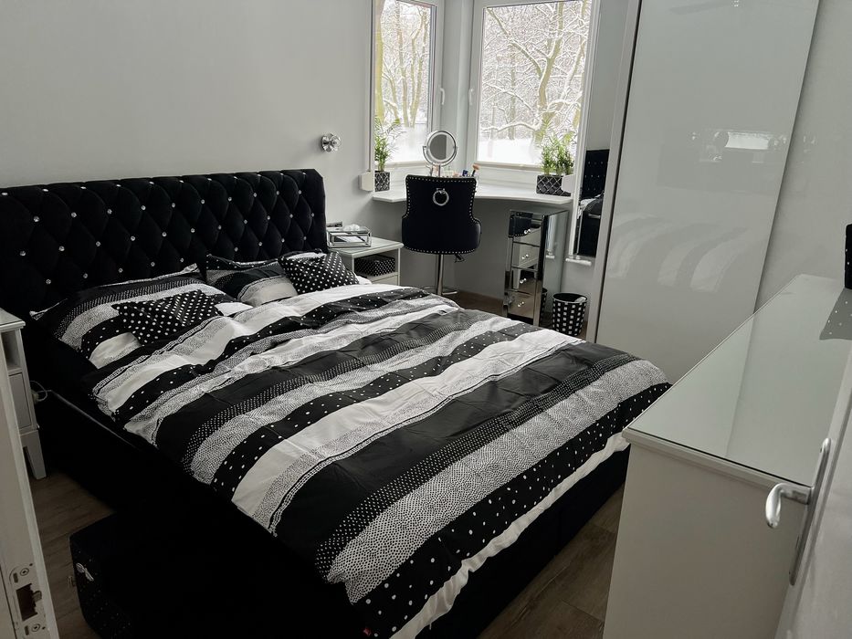 Home&you pattino posciel 200x220 bawelna 100% czarno-biala