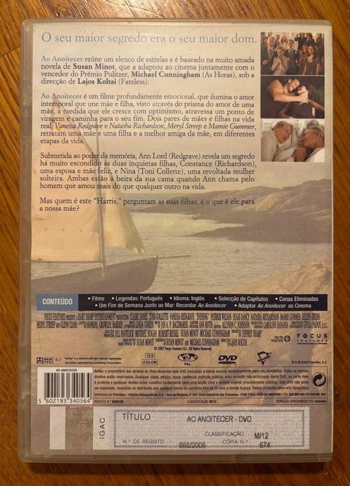 DVD Ao Anoitecer