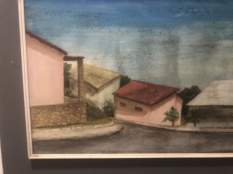 Oleo sobre madeira assinado