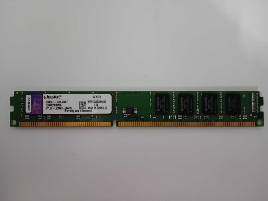 Memória Kingston 4GB DDR3-1333 CL9 SDRAM