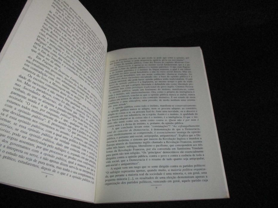 Livro Fernando Pessoa O Antidemocrata Pagão Ruy Miguel