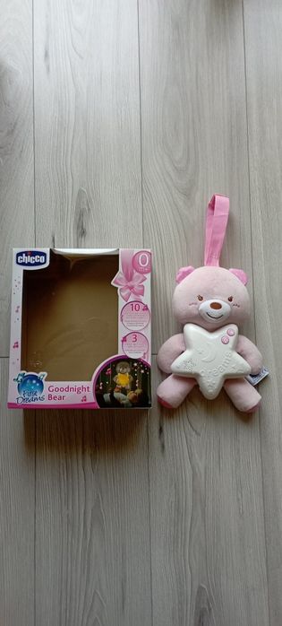 Miś szumis Chicco różowy