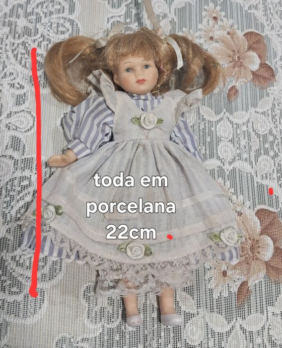 Lote de bonecas de porcelana