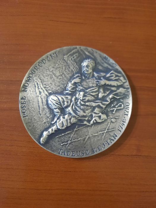 Medal Poseł Nowogródzki -Tadeusz Rejtan PTAiN  70 mm