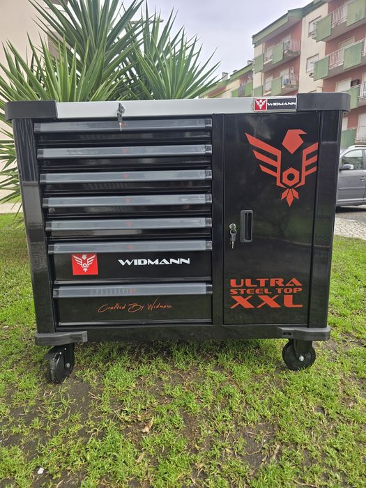 Carrinho de ferramentas XXXL 7 gavetas completas novo
