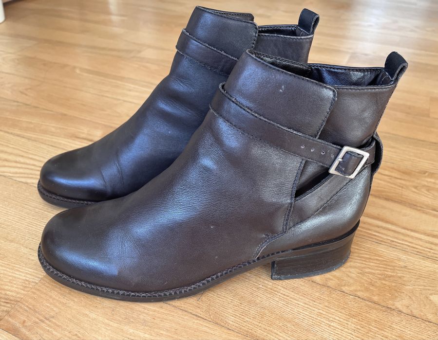 Skórzane Botki Ecco, rozm. 41