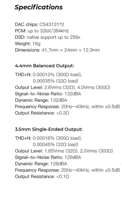 iBasso Macaron HI-FI ЦАП підсилювач CS43131x2