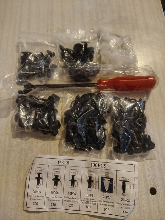 Клипсы для салона автомобиля инструмент для снятия обшивки