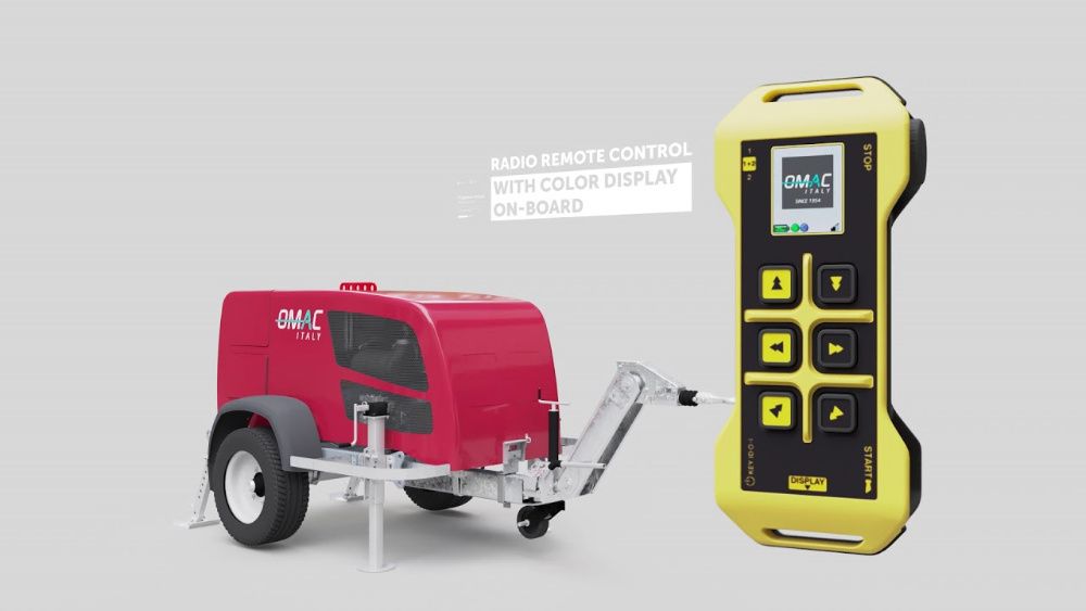 Wciągarka linowa do kabli, kablówka 5 ton OMAC UP50 z rejestratorem