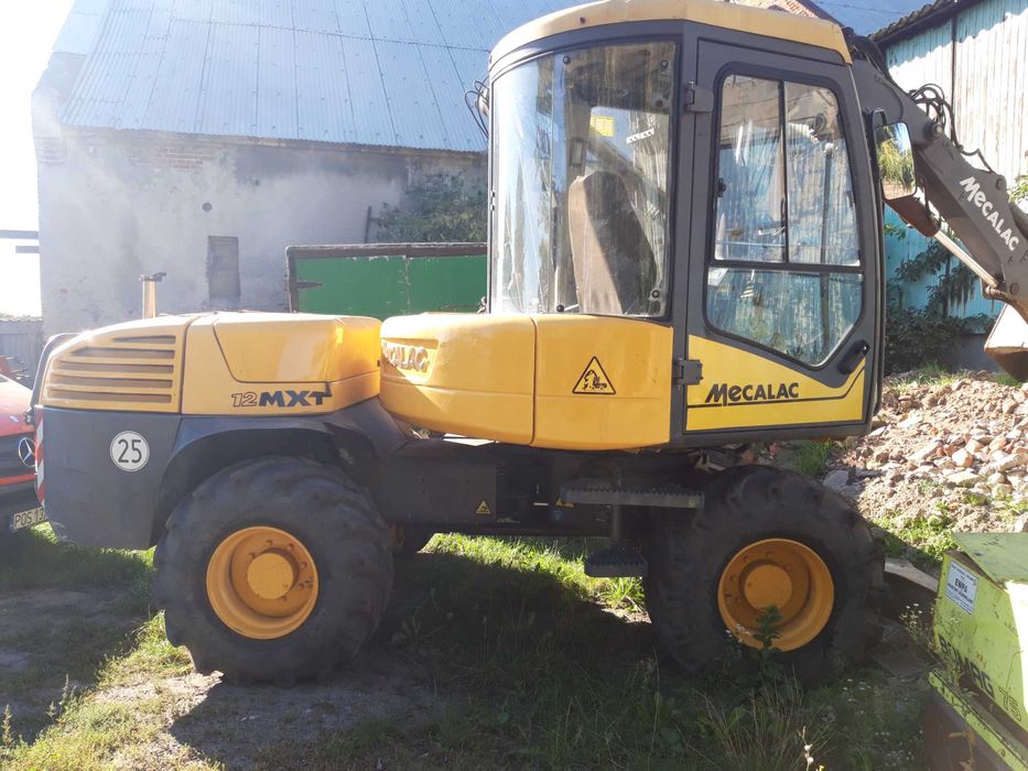koparka ładowarka mecalac 12mxt 2008rok jcb caterpillar komatsu liebherr