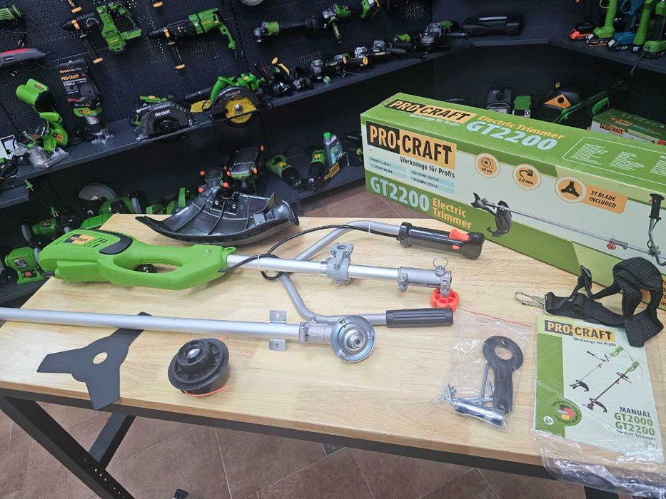 Електрокоса Тример ProCraft Ніж Леска l Гарант. 36мес