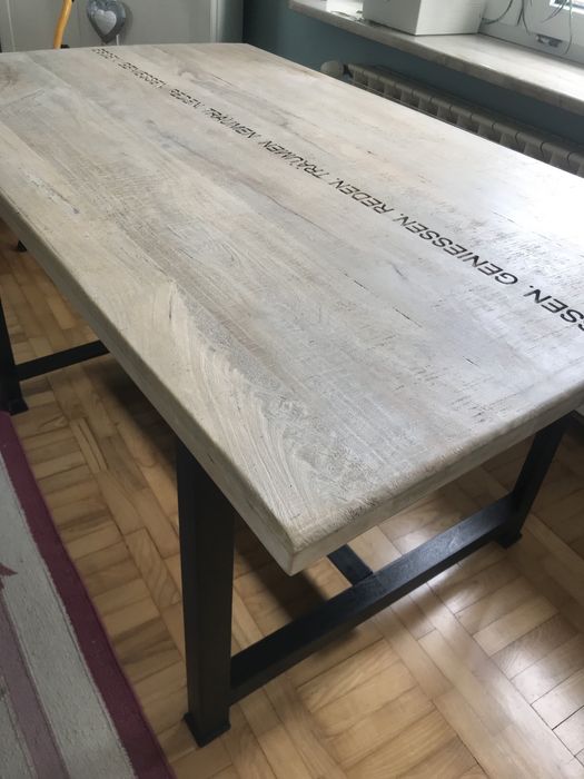 Stół loftowy industrialny duży