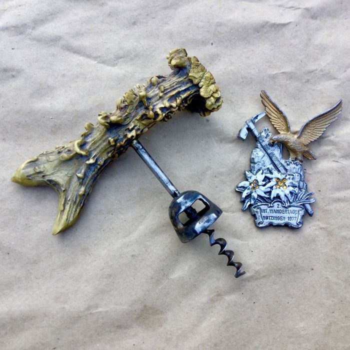 Антакварный немецкий охотничий штопор XIX век