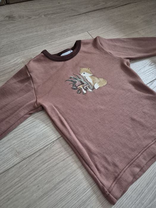 Bluzka wełna merino 100% Name It r. 92