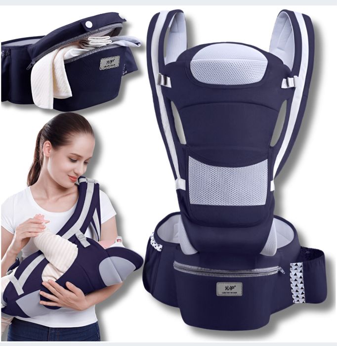 Nosidełko Biodrowe Ergonomiczne Siedzisko 15w1 Dla Dziecka Mamy