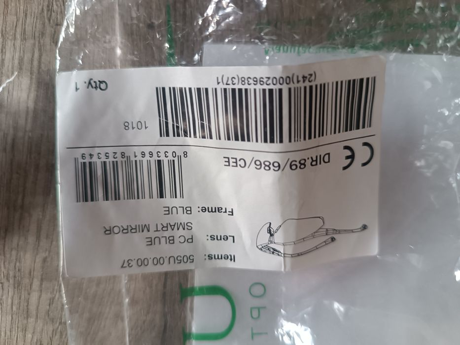 Nowe okulary Univet 505U lustrzane