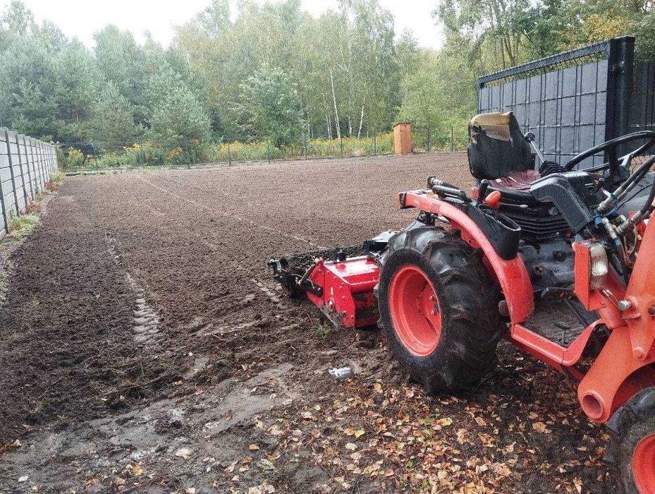 usługi glebogryzarka separacyjna/przygotowanie ziemi pod trawnik