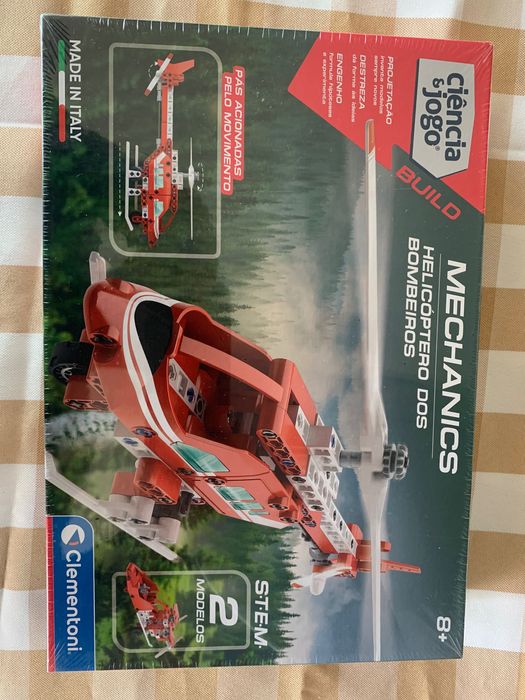 Legos MECHANICS Helicóptero dos bombeiros