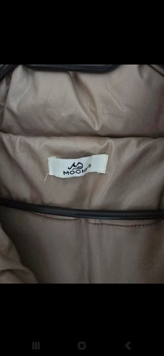 Kamizelka z eko skórki damska