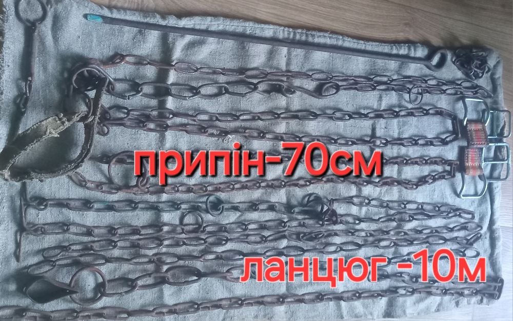 Ланцюг з припонами для тварин