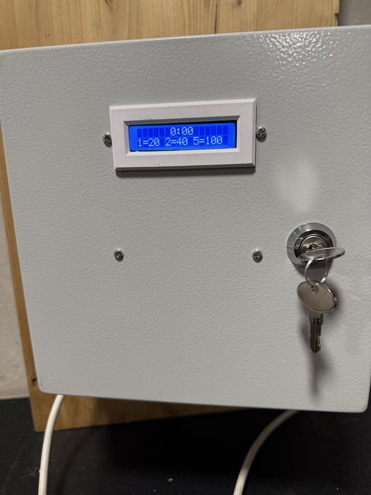 Wrzutnik monet  do praliki suszarki czy telewizora