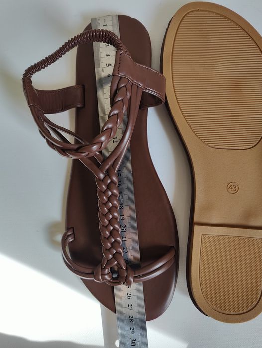 Brązowe sandały rozmiar 43 XL