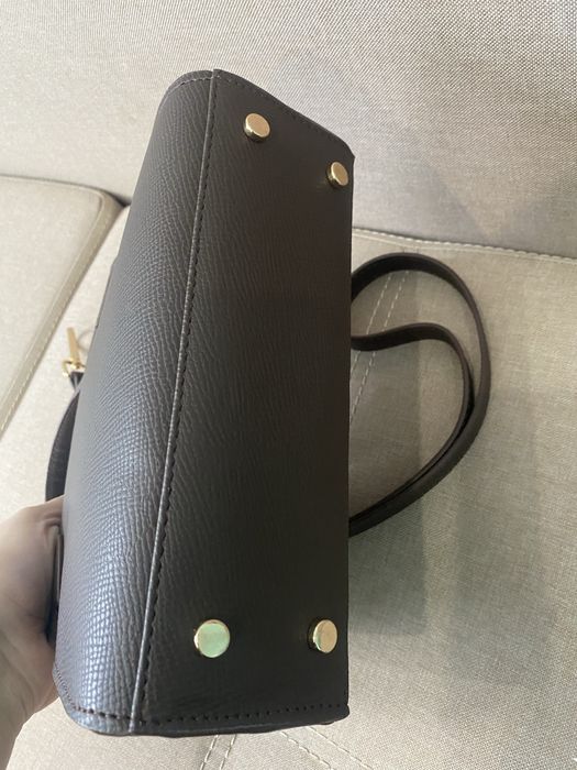 Сумка в стилі hermes kelly шоколадний