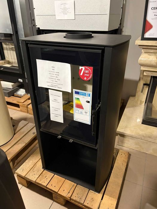 Piec piecyk wolnostojący Hitze koza kominek Cane S czerwony WYPRZEDAŻ