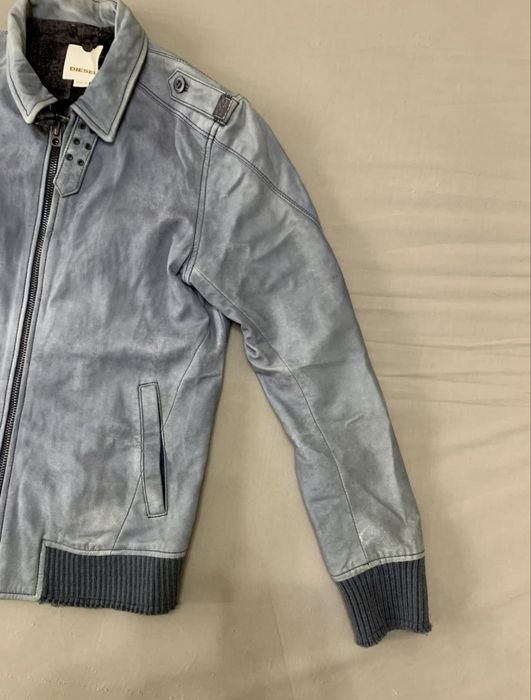 Чоловіча шкіряна куртка Diesel, розмір M