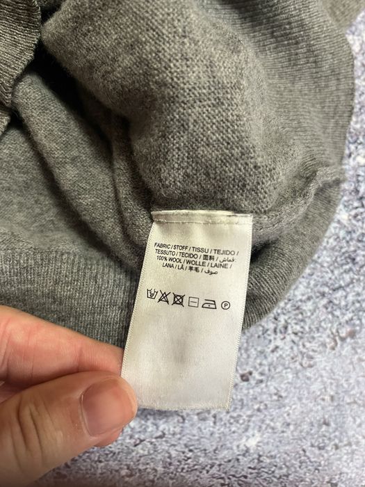 Серый шерстяной свитер кофта мужская Gant (Оригинал)