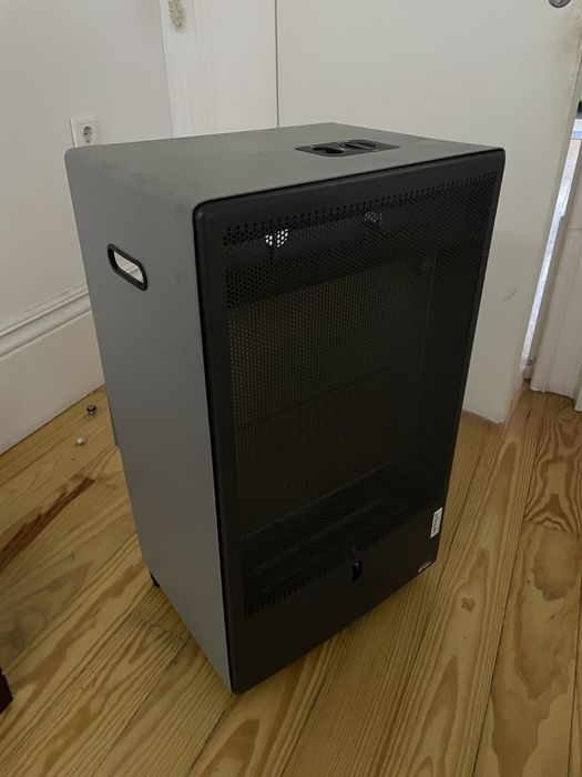 Aquecedor a gás com botija pluma