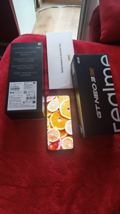 REALME GT Neo 3 12/256GB 5G  Niebieski