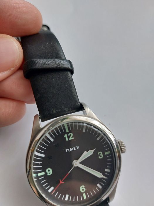 Zegarek Timex Archive Waterbury United 38 mm pilot aviator field watch