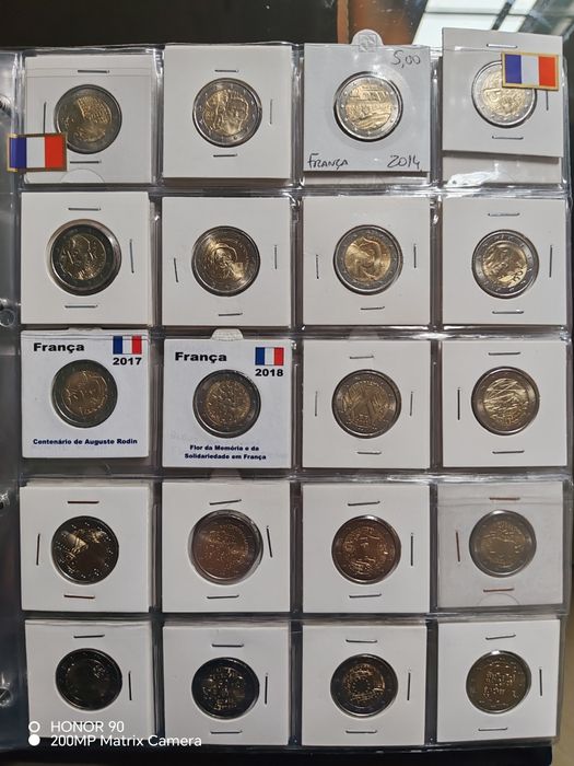 2€ Moedas UNC - Rolos