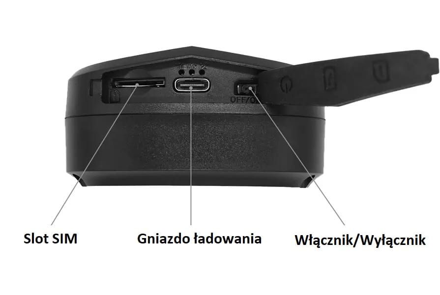 Lokalizator GPS Magnes Śledzenie MIKROFON 120 dni