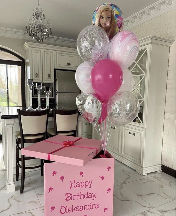 Гелевые шары воздушные шары сердца на день рождения доставка шаров